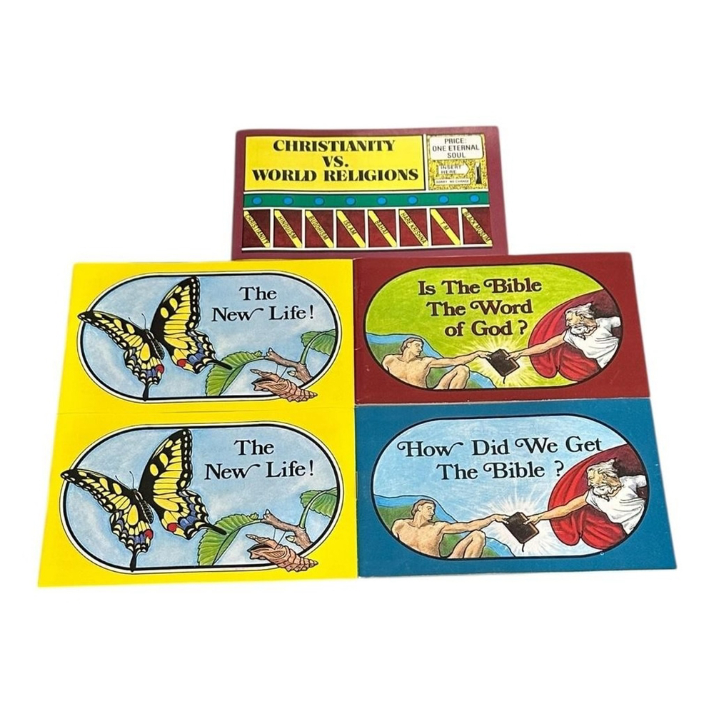 Vintage Christianity Vs World Religions Tract Booklets Christian Equippers Set